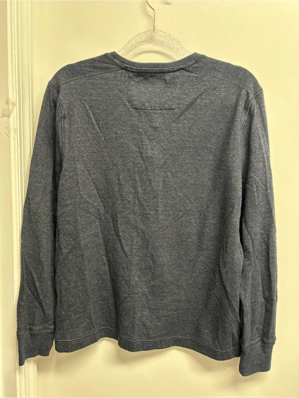Banana Republic Navy Long-Sleeve Henley